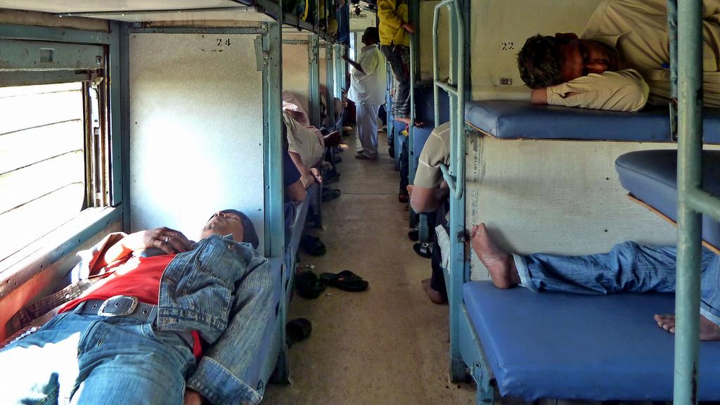 Feeling Asleep in Train