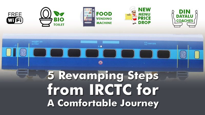 Steps by IRCTC for a Comfortable Journey