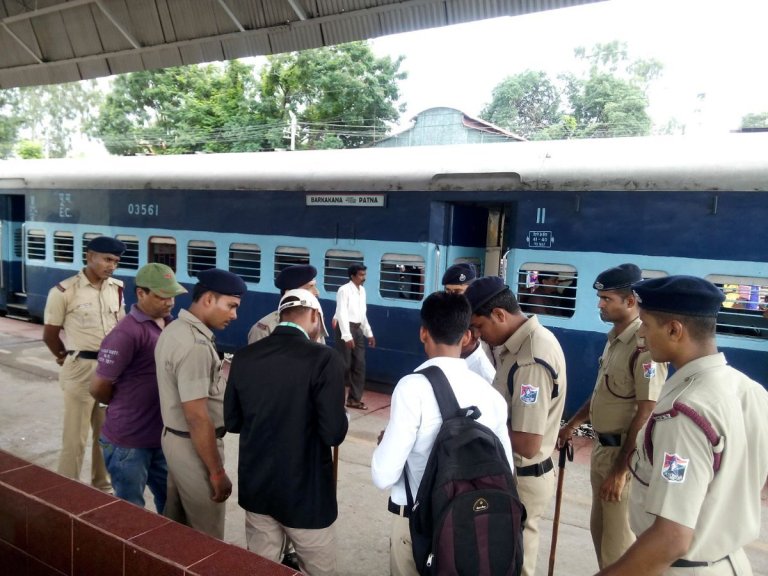 Railway Police Force at Railway Junctions RPF Officers at Railway Station