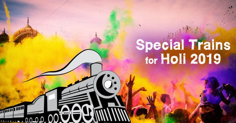 Special trains for Holi