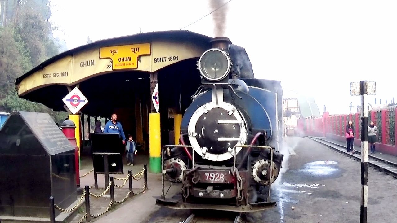 Ghum Railway Station of India Ghum Station