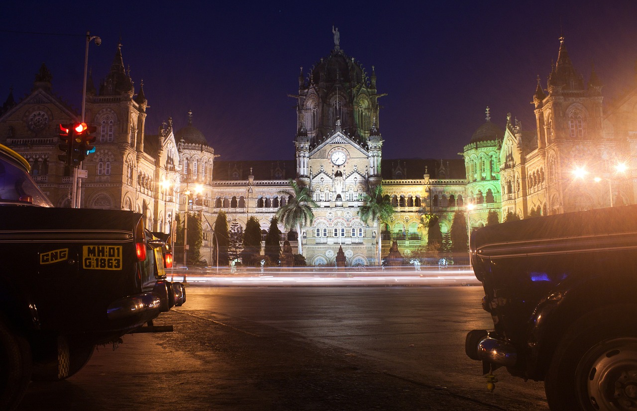 Chhatrapati Shivaji Railway Terminus at Mumbai CST Station