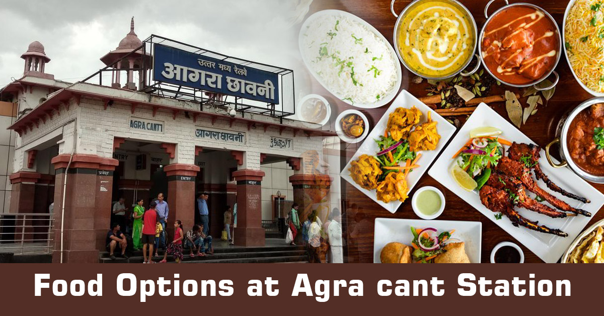 Delicious Food Options at Agra Cant Station