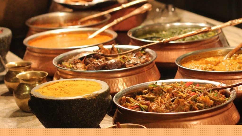 Mughlai food in train