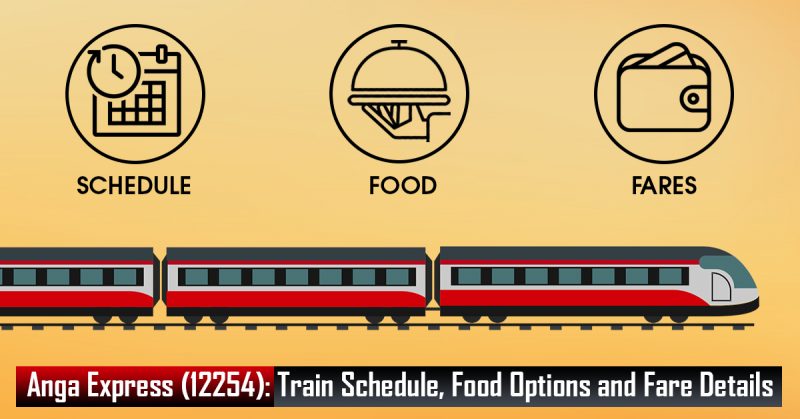 Anga Express (12254): Train Schedule, Food Options and Fare Details