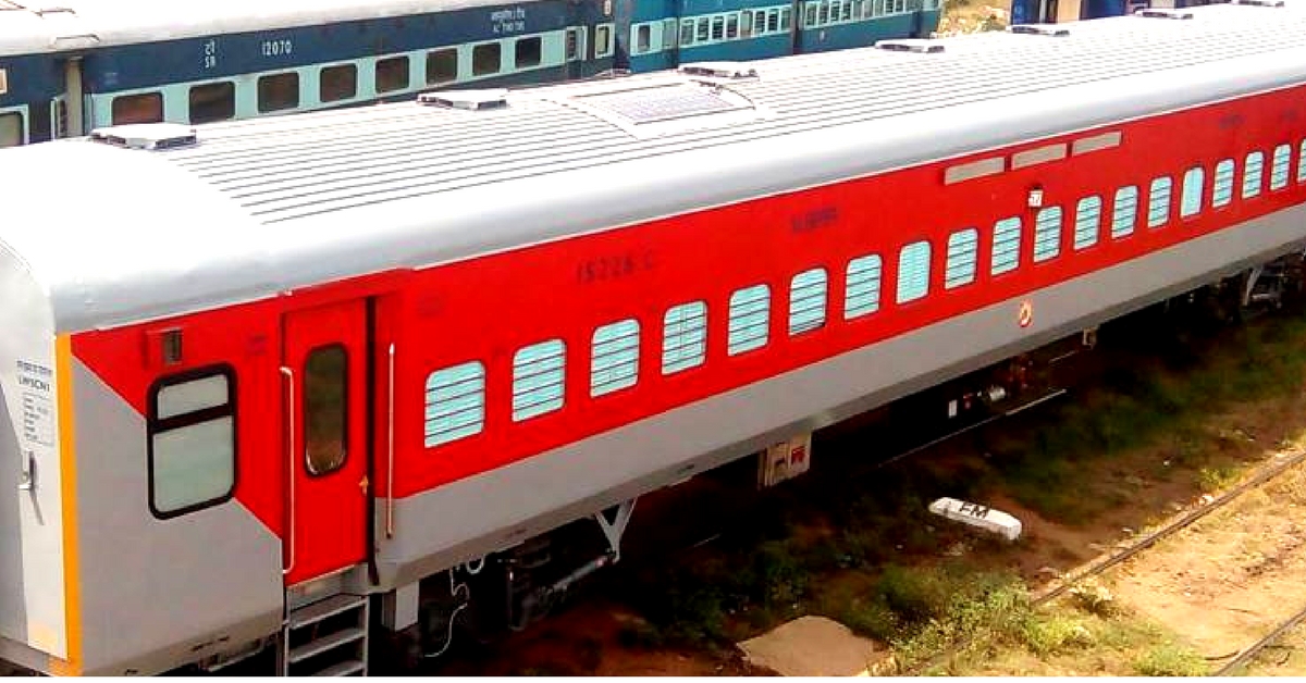 LHB Coaches in Train
