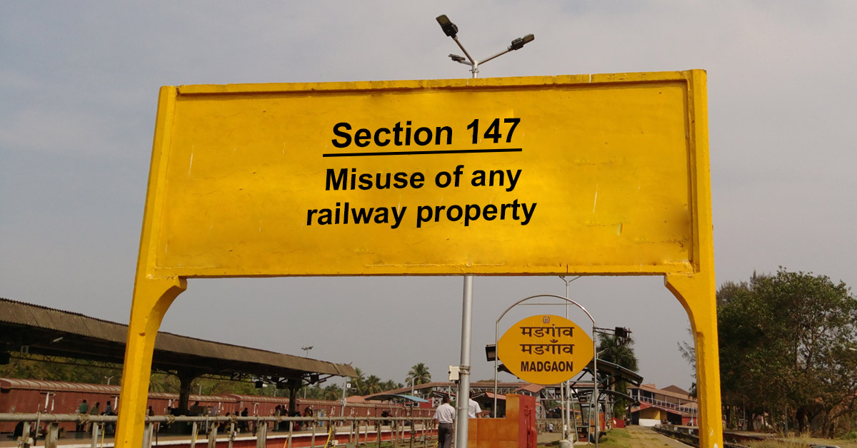 Rules Related to Misuse of any railway property