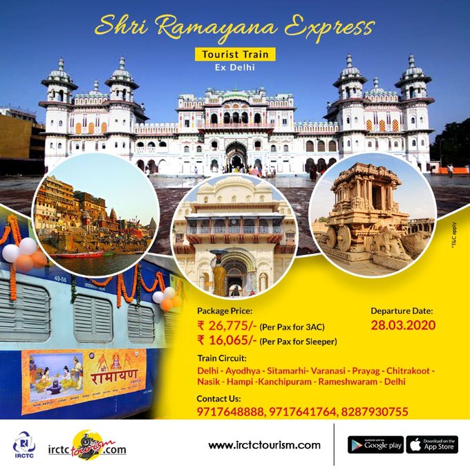 Ramayana Express Schedule and fare