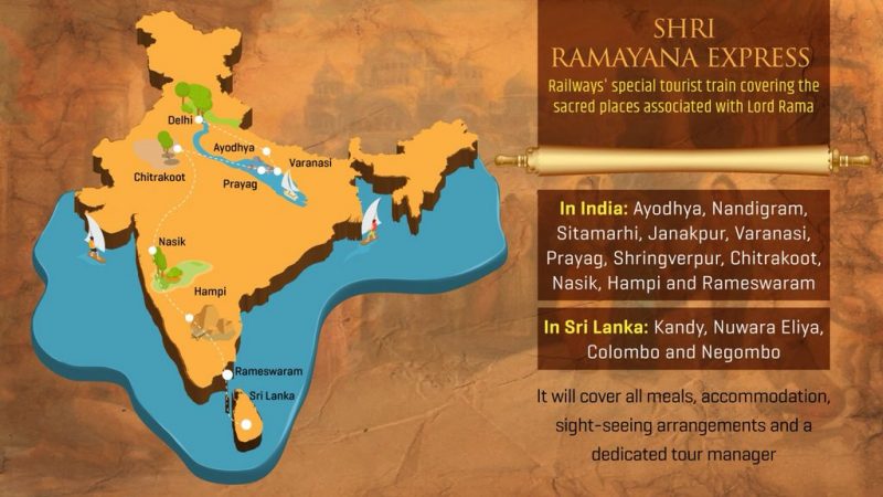 Ramayana Express to depart from Madurai; Reaches Buxar on 13th March
