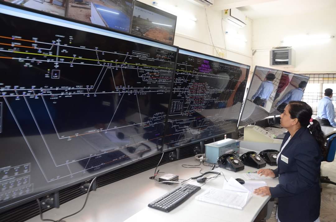 Women Crew Handling the Station