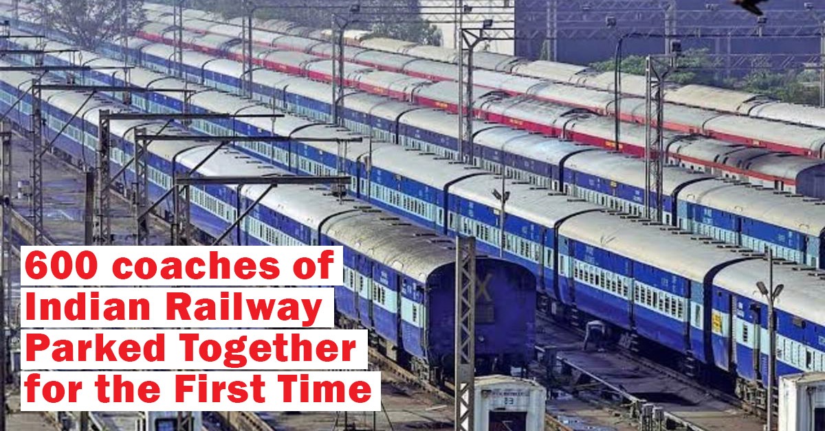 Train coaches at halt on Howrah railway division Coaches at Howrah railway division