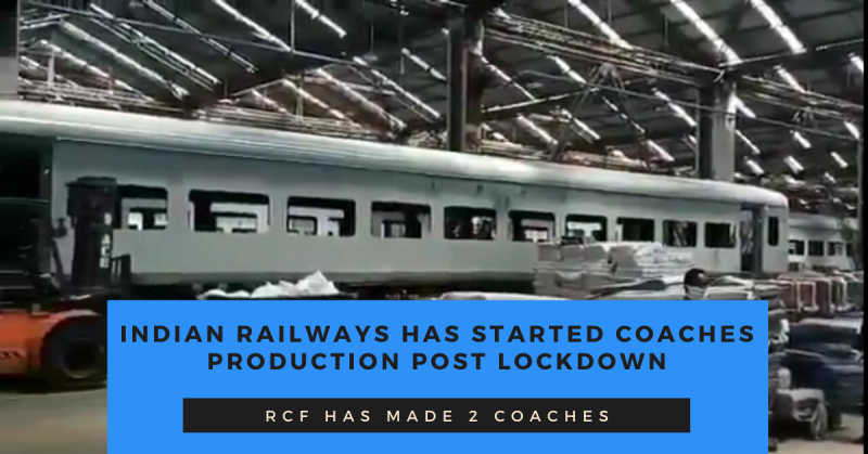 Indian Railways Started Production of Rail Coaches in Kapurthala RCF