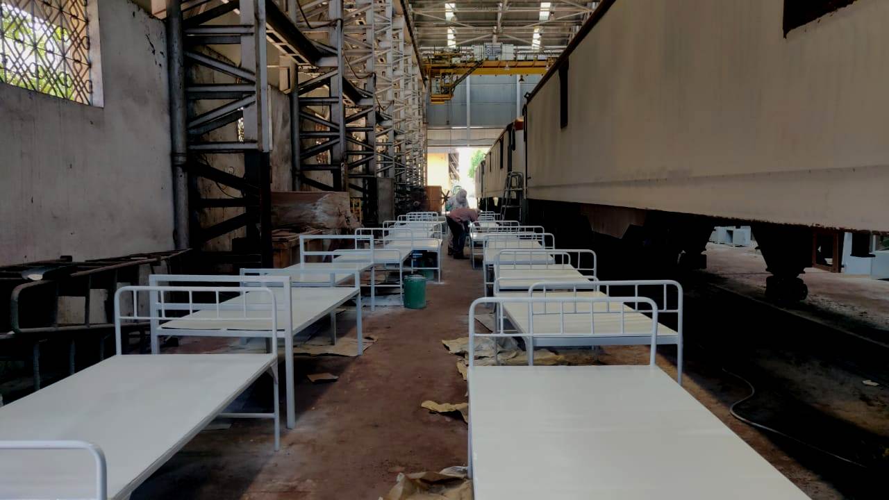 Railways manufacturing Hospital Bed Chittranjan Locomotives producing Hospital beds