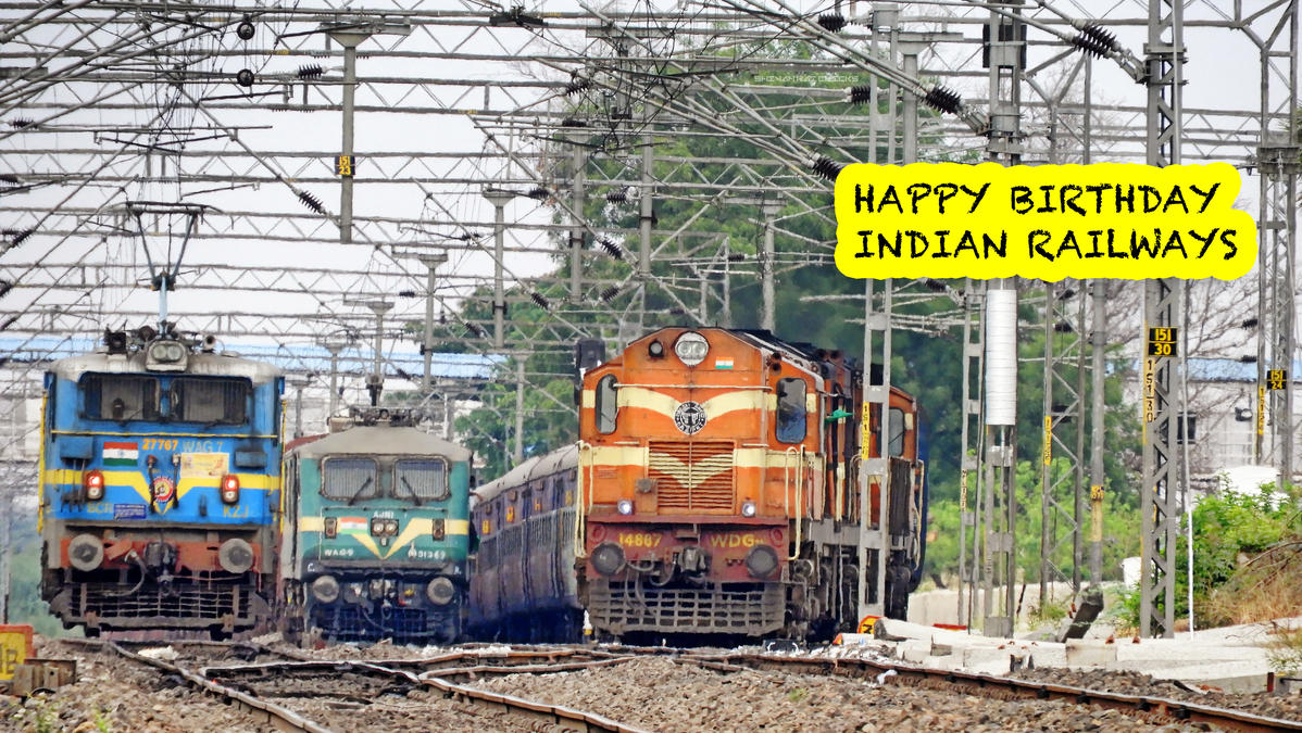 167th Birthday of Indian Railways