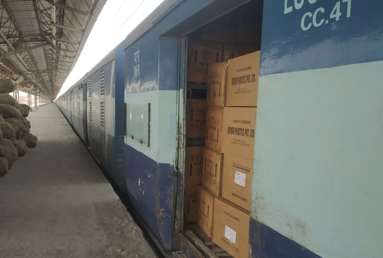 Parcel Train Service by Indian Railways parcel train service