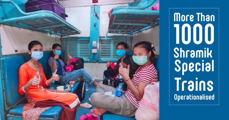 80% Shramik Special Trains Have Been Run for Uttar Pradesh and Bihar