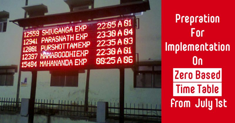 Zero-Based Time Table: Railways Formed Committee for New Networks