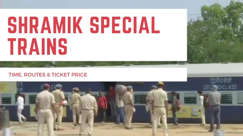 Jaipur to Patna Among 6 ‘Shramik Special’ Trains Departs on Friday