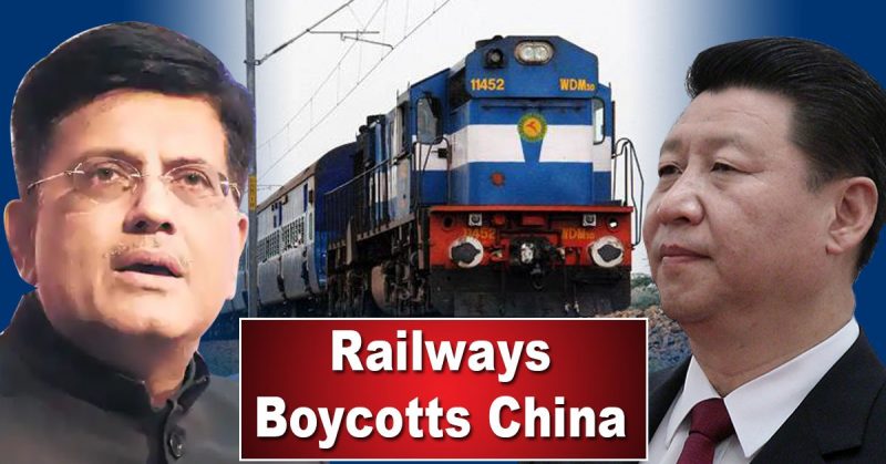 Indian Railways Boycotts China, Cancels Chinese Company’s Contract