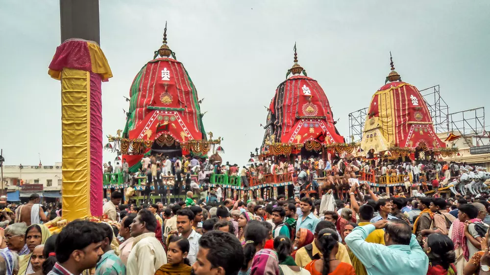 Crowd in Rath yatra 