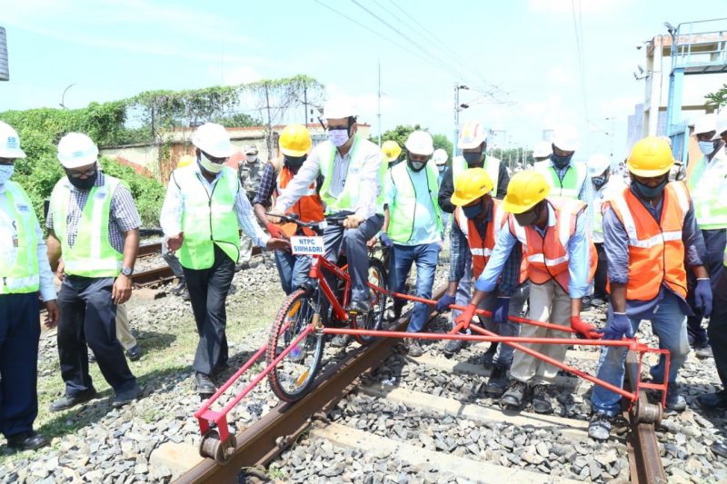 Indian Railways Has Invented a Unique Rail Bicycle for Trackman