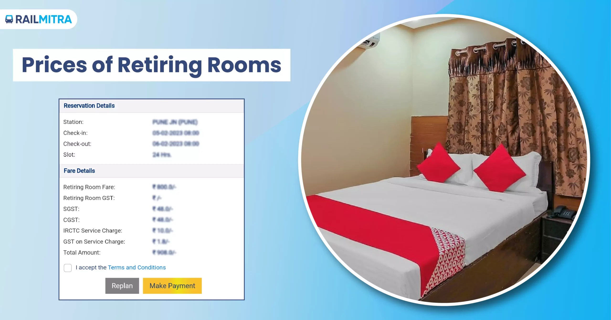 Prices of Retiring Rooms