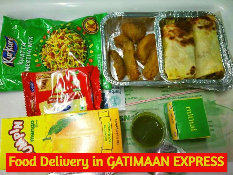 FOOD IN GATIMAAN EXPRESS