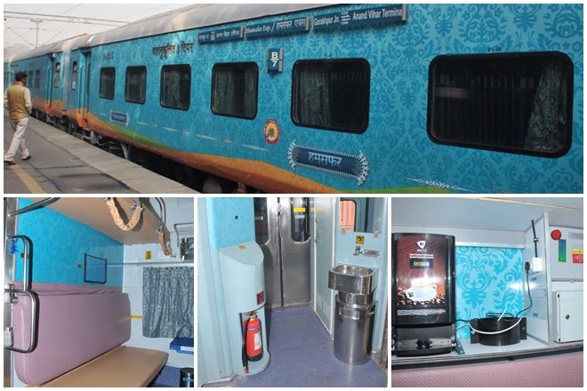 Features and facilities of Humsafar Express Coaches