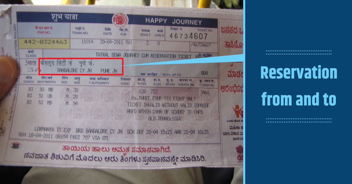 Reservation from station to station