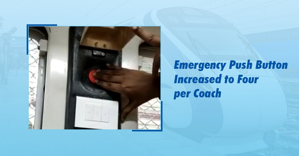 Emergency Push Button in Trains
