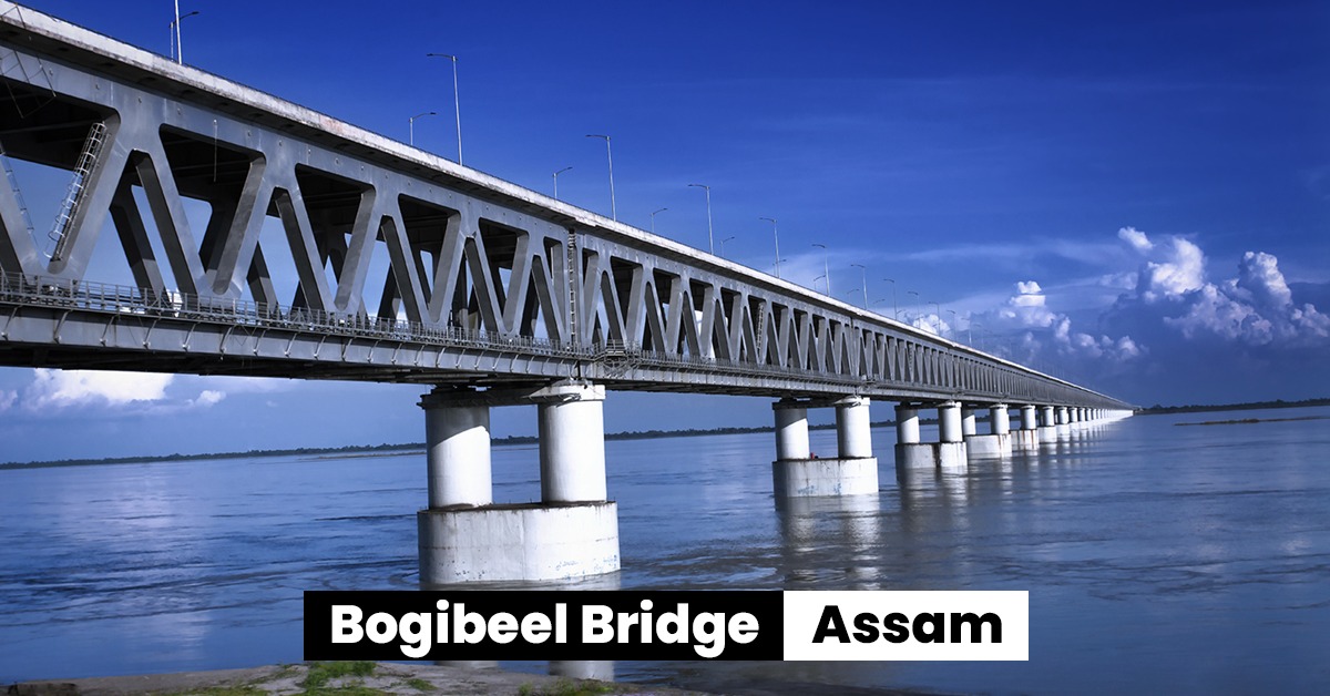 Rail cum Road Bridge in India