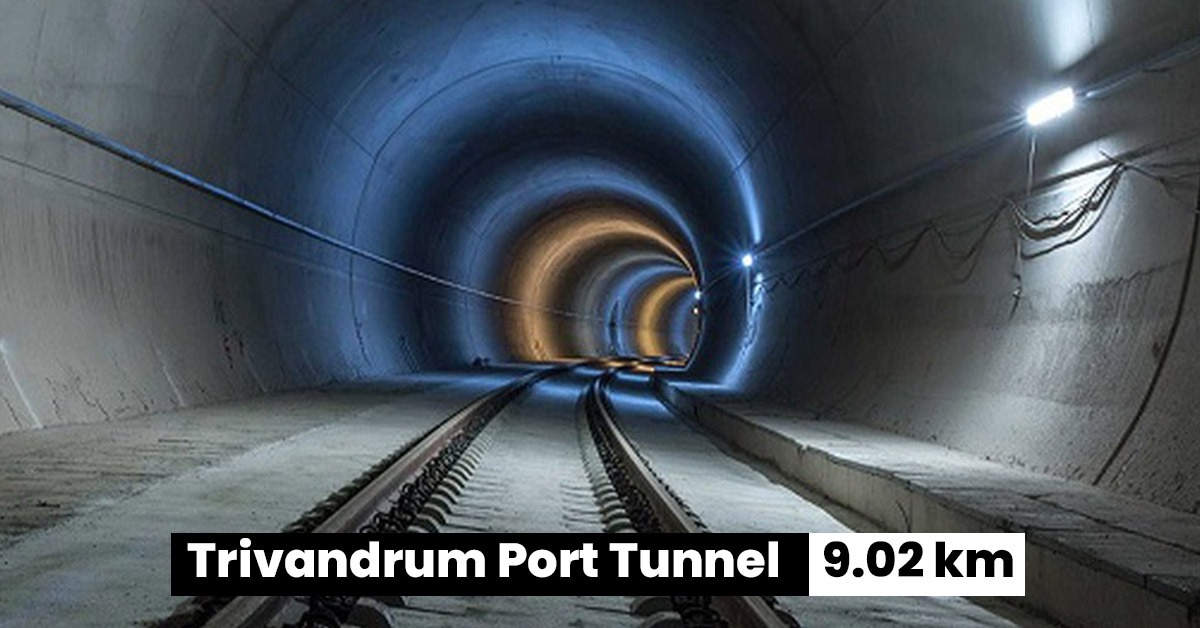 longest Railway tunnel in India
