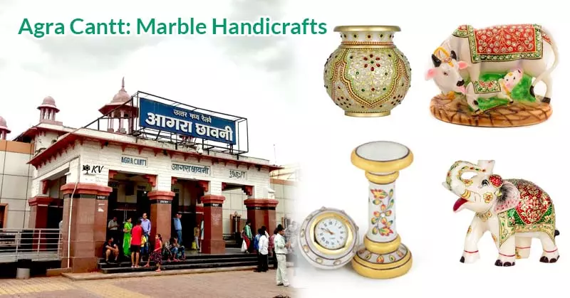 Agra Cantt (AGC): Marble Handicrafts