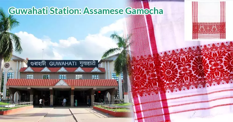 Assamese Gamocha at Guwahati