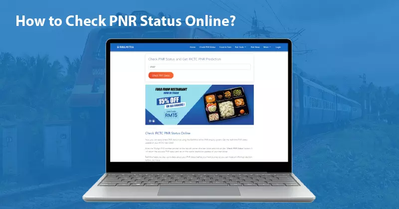 How to Check PNR Status Online