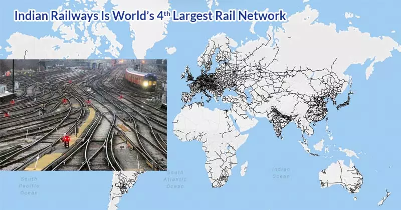 Indian Railways Is World’s 4th Largest Rail Network