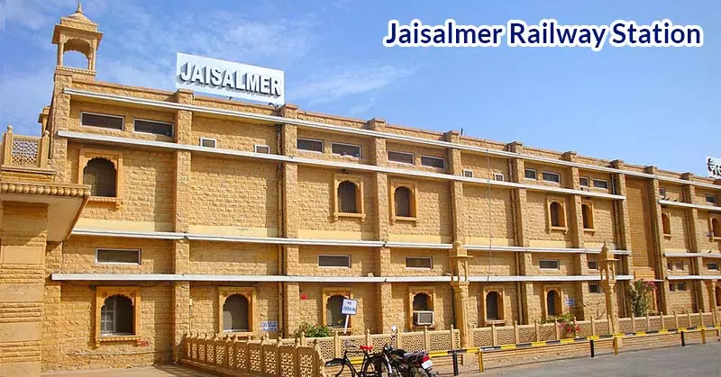 Picturesque view of Jaisalmer Railway Station
