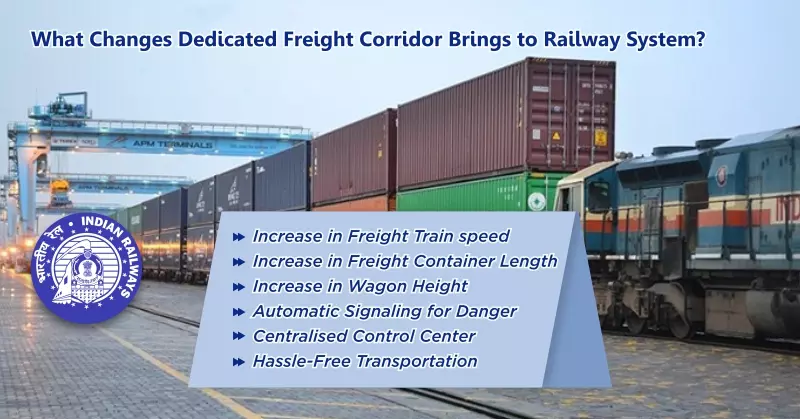 Changes Dedicated Freight Corridors Bring to Railway System
