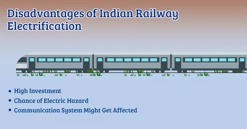 Disadvantages of Indian Railway Electrification