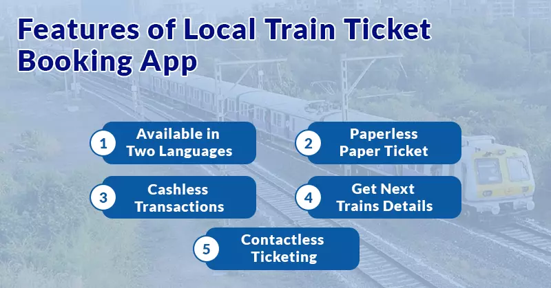 Features of Local Train Ticket Booking App