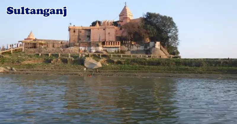 Sultanganj located on bank of river Ganga