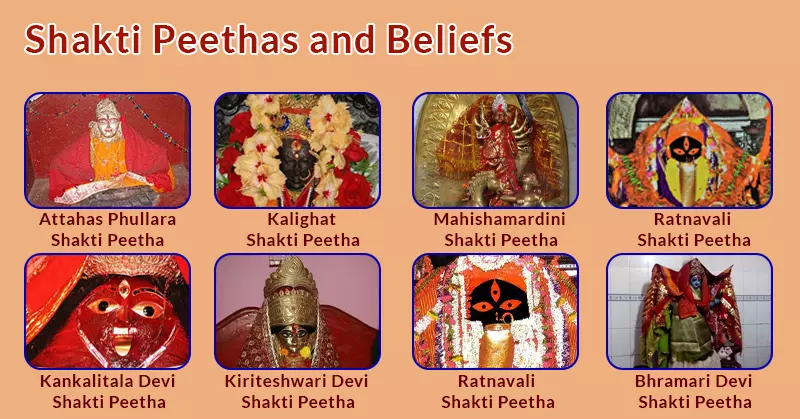 Shakti Peethas and Beliefs