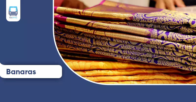 Banaras city well known for silk sarees
