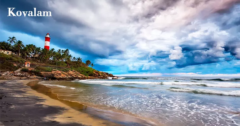Kovalam, offbeat Train Destinations for Christmas