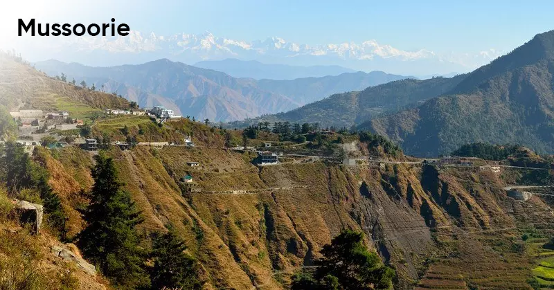 Mussoorie a picturesque trekking place in India