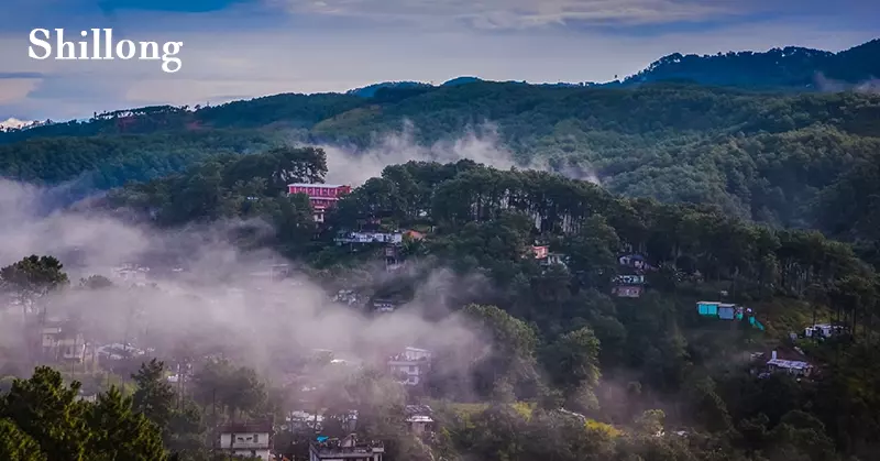 Shillong, offbeat Train Destinations for Christmas