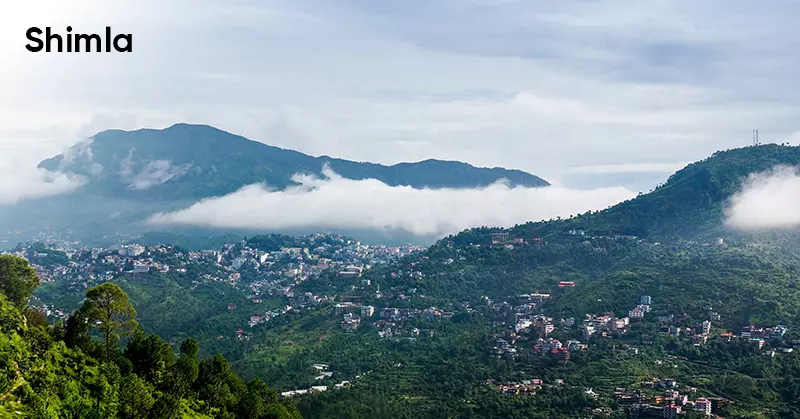 Shimla a beautiful trekking site in India