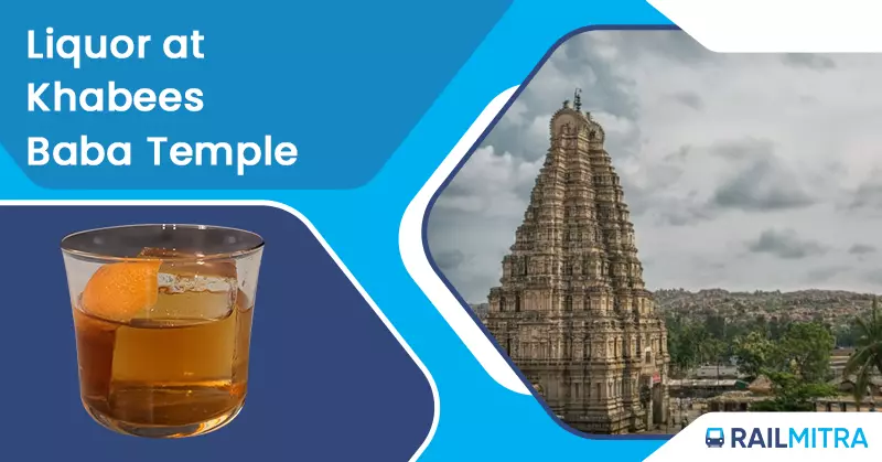 Liquor at Khabees Baba Temple