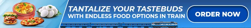 Order Delicious Food on Train online