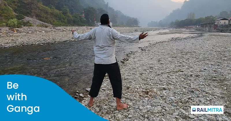 Must spend time with ganga in rishikesh